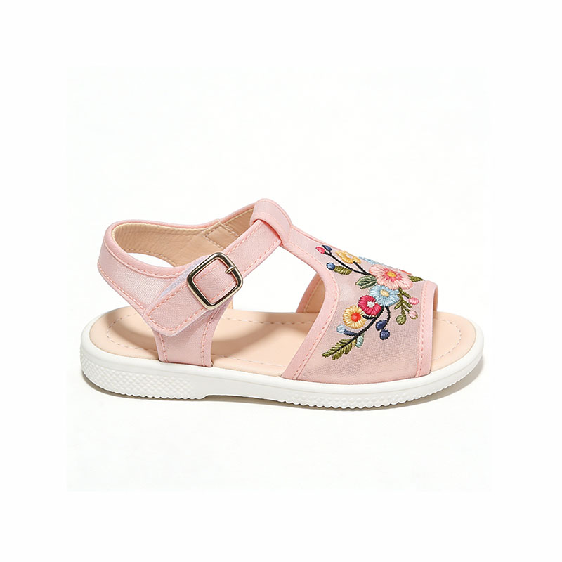 girls-sandals-pastoral-style-lightweight-anti-slip-breathable