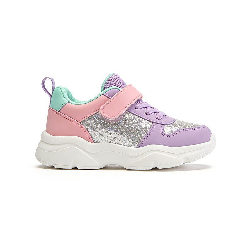 girls-hook-and-loop-shiny-color-block-platform-sports-shoes-sweet-trendy-kids-shoes