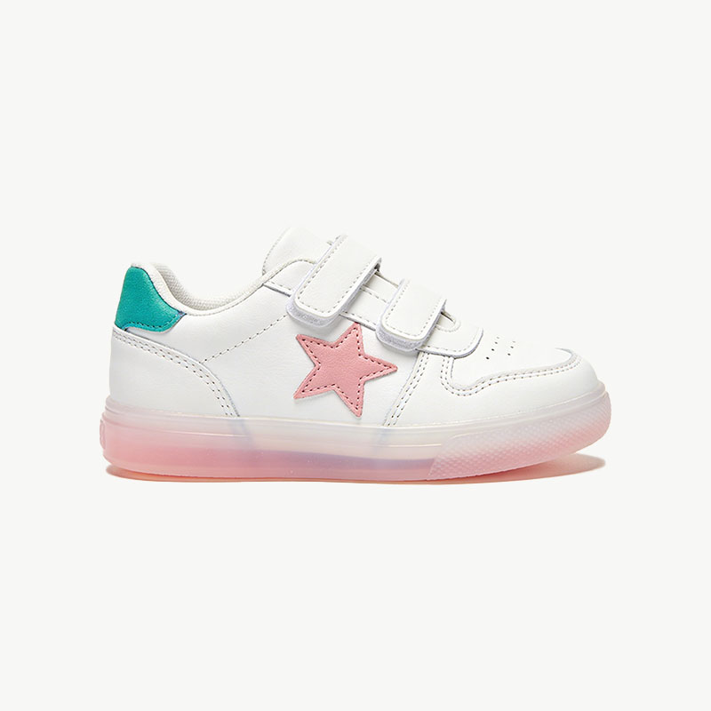 girls-star-decor-casual-gradient-jelly-sole-sports-shoes